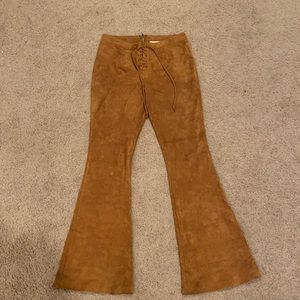 Tan glare pants